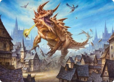 Tarrasque Art Card [Dungeons & Dragons: Adventures in the Forgotten Realms Art Series] | Impulse Games and Hobbies