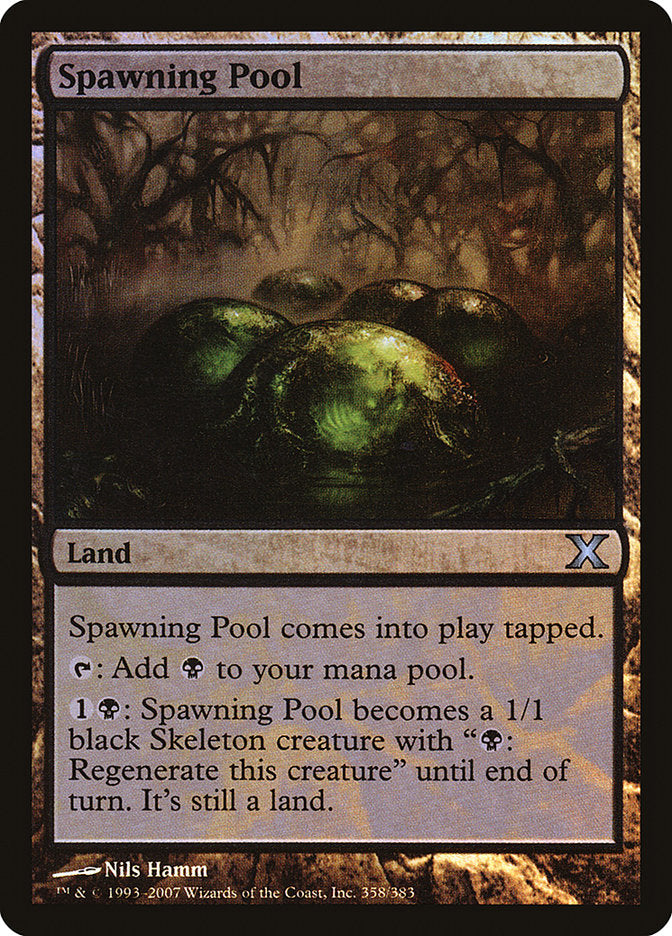 Spawning Pool (Premium Foil) [Tenth Edition] | Impulse Games and Hobbies