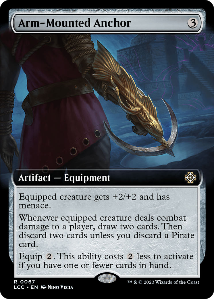 Arm-Mounted Anchor (Extended Art) [The Lost Caverns of Ixalan Commander] | Impulse Games and Hobbies