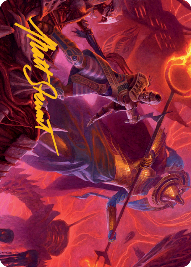 Djeru and Hazoret Art Card (Gold-Stamped Signature) [March of the Machine Art Series] | Impulse Games and Hobbies