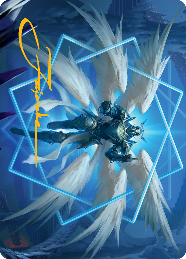 Vertex Paladin Art Card (Gold-Stamped Signature) [March of the Machine Art Series] | Impulse Games and Hobbies