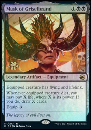 Mask of Griselbrand [Innistrad: Midnight Hunt Prerelease Promos] | Impulse Games and Hobbies