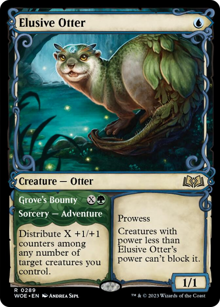 Elusive Otter // Grove's Bounty (Showcase) [Wilds of Eldraine] | Impulse Games and Hobbies