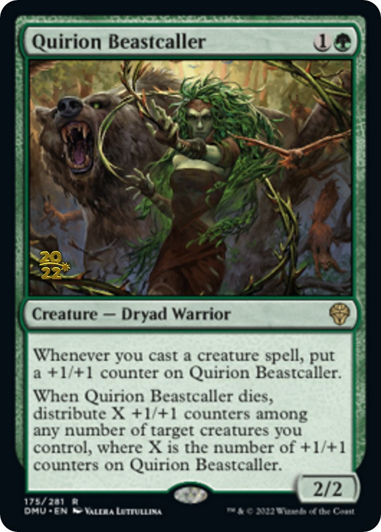 Quirion Beastcaller [Dominaria United Prerelease Promos] | Impulse Games and Hobbies