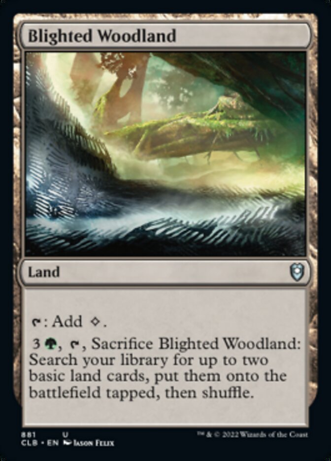 Blighted Woodland [Commander Legends: Battle for Baldur's Gate] | Impulse Games and Hobbies