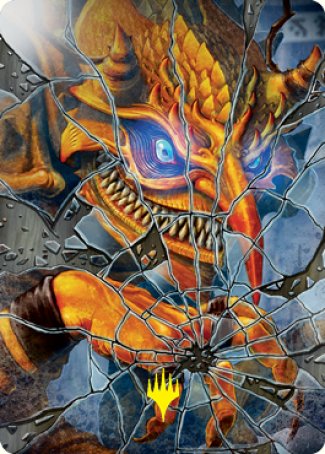 Reflection of Kiki-Jiki Art Card (Gold-Stamped Signature) [Kamigawa: Neon Dynasty Art Series] | Impulse Games and Hobbies