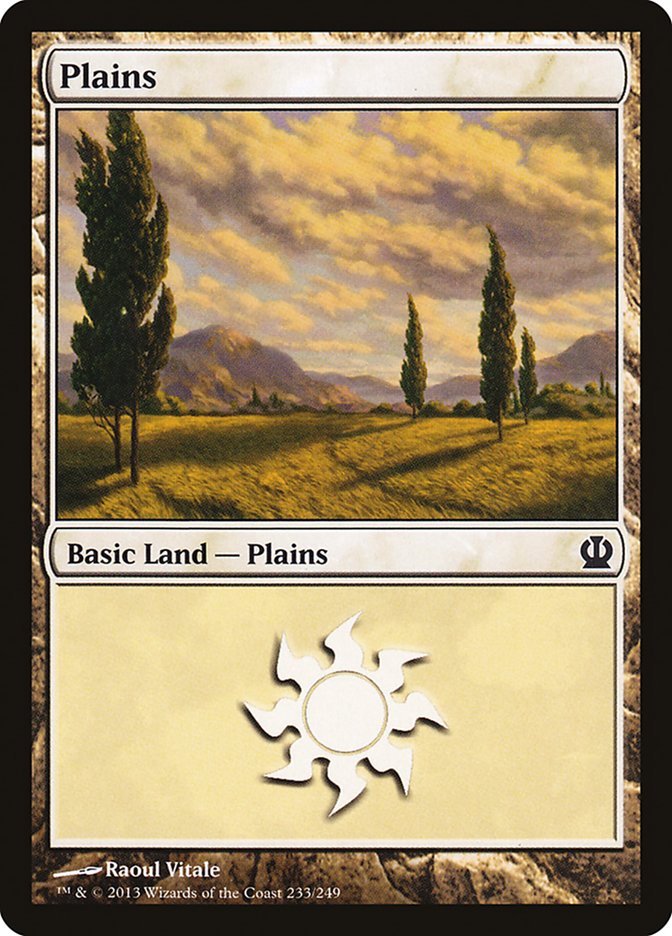 Plains (233) [Theros] | Impulse Games and Hobbies