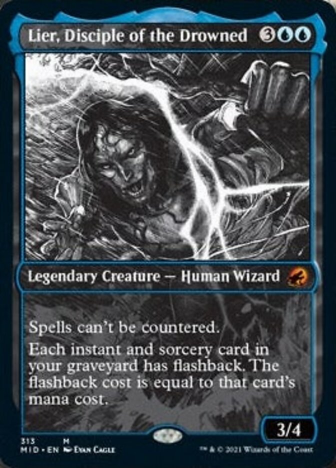 Lier, Disciple of the Drowned (Showcase Eternal Night) [Innistrad: Midnight Hunt] | Impulse Games and Hobbies