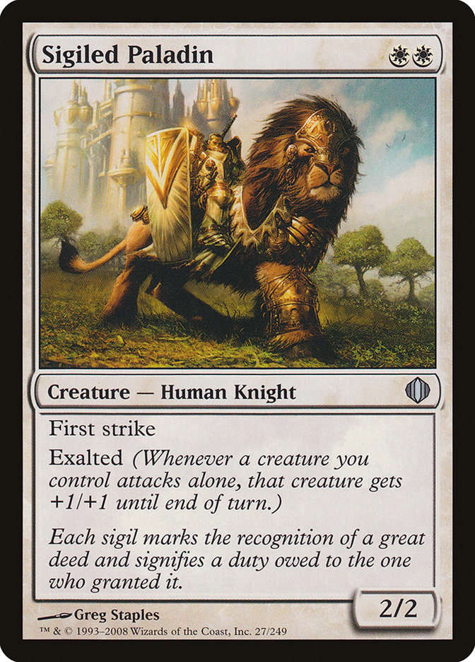 Sigiled Paladin [Shards of Alara] | Impulse Games and Hobbies