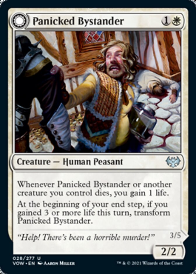 Panicked Bystander // Cackling Culprit [Innistrad: Crimson Vow] | Impulse Games and Hobbies