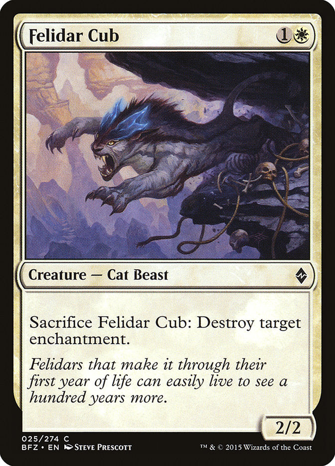 Felidar Cub [Battle for Zendikar] | Impulse Games and Hobbies