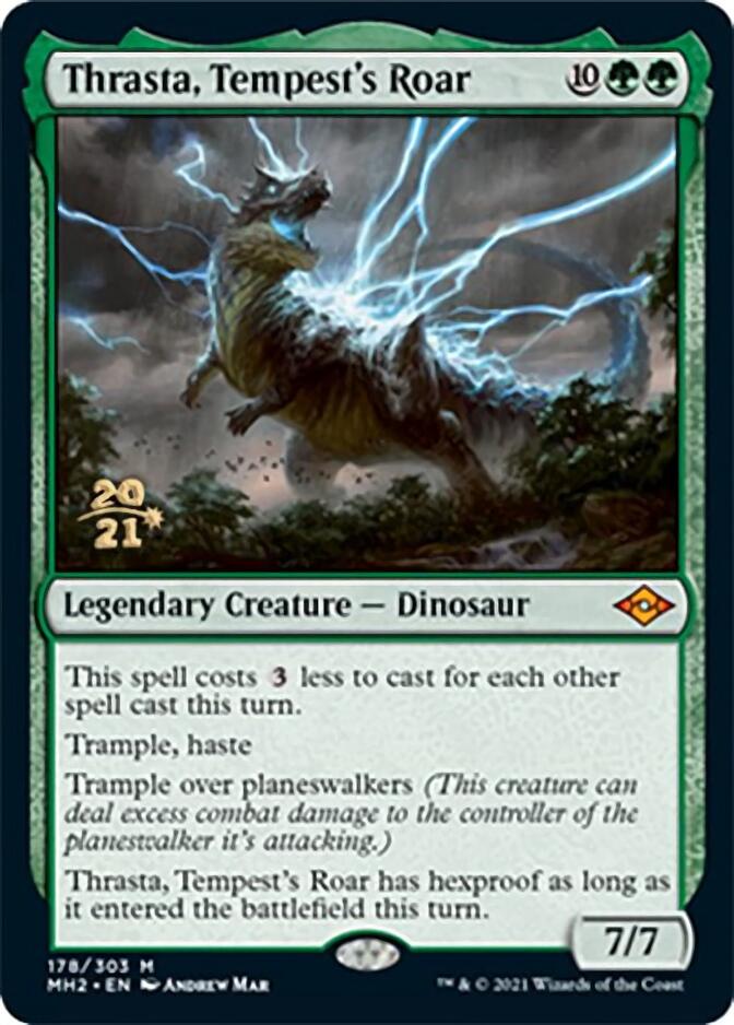 Thrasta, Tempest's Roar [Modern Horizons 2 Prerelease Promos] | Impulse Games and Hobbies