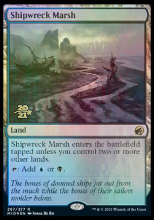 Shipwreck Marsh [Innistrad: Midnight Hunt Prerelease Promos] | Impulse Games and Hobbies