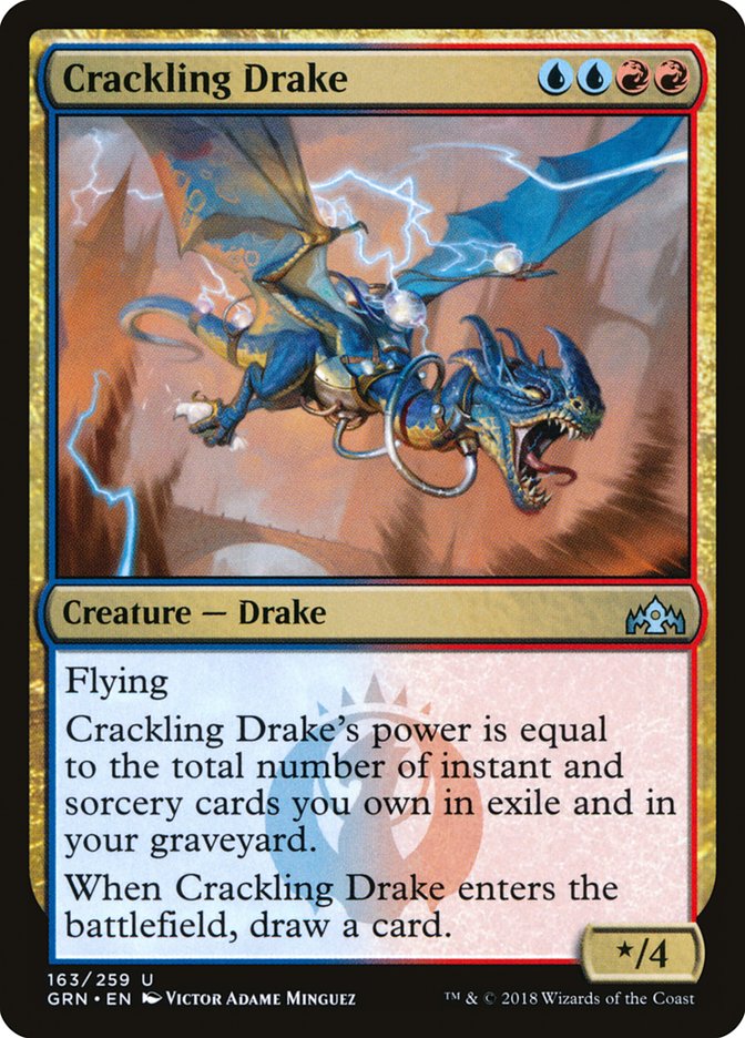 Crackling Drake [Guilds of Ravnica] | Impulse Games and Hobbies