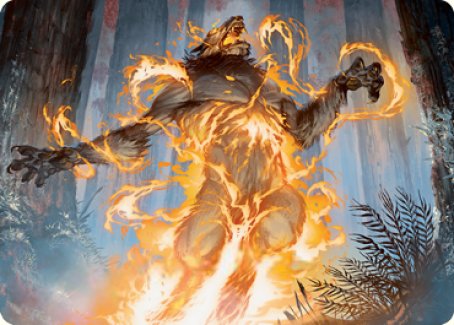 Burn the Accursed Art Card [Innistrad: Midnight Hunt Art Series] | Impulse Games and Hobbies