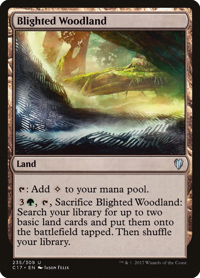 Blighted Woodland [Commander 2017] | Impulse Games and Hobbies