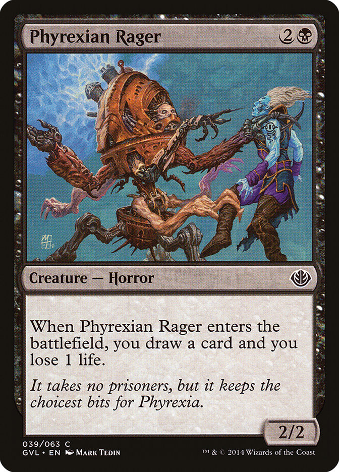 Phyrexian Rager (Garruk vs. Liliana) [Duel Decks Anthology] | Impulse Games and Hobbies