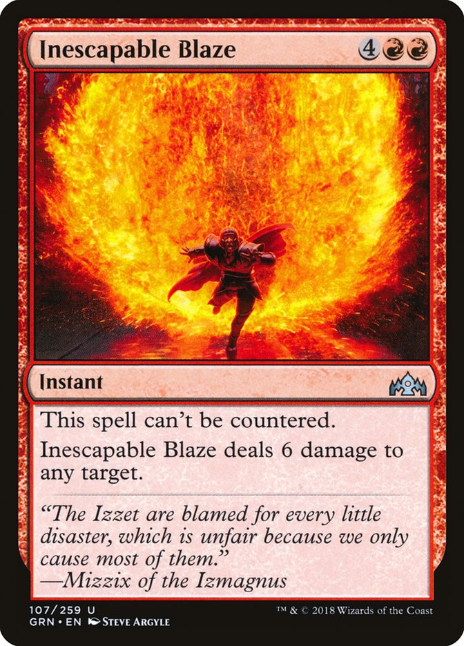 Inescapable Blaze [Guilds of Ravnica] | Impulse Games and Hobbies