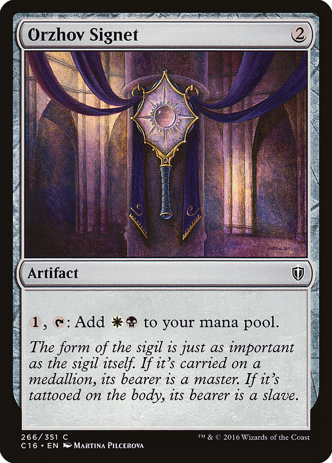 Orzhov Signet [Commander 2016] | Impulse Games and Hobbies