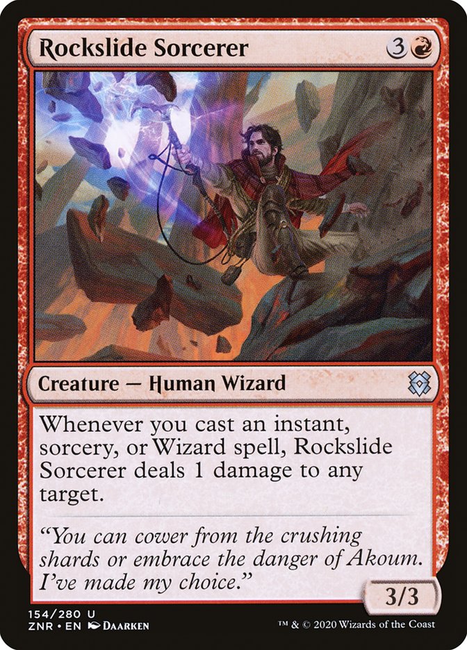 Rockslide Sorcerer [Zendikar Rising] | Impulse Games and Hobbies