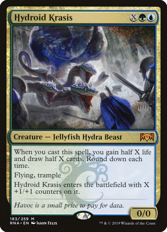 Hydroid Krasis (Promo Pack) [Ravnica Allegiance Promos] | Impulse Games and Hobbies