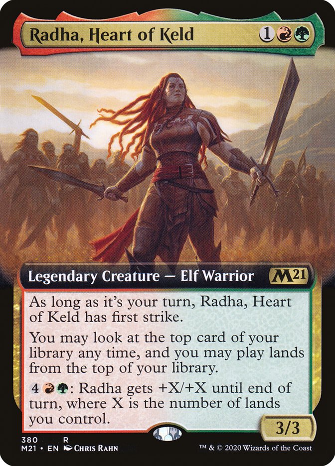 Radha, Heart of Keld (Extended Art) [Core Set 2021] | Impulse Games and Hobbies