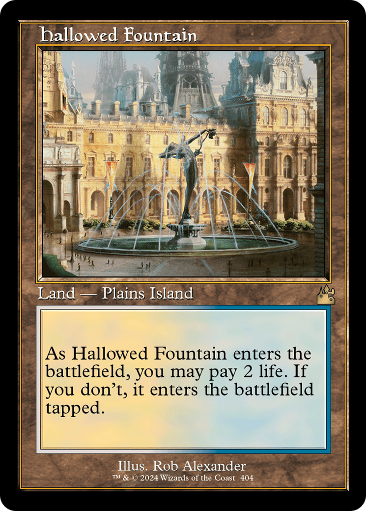 Hallowed Fountain (Retro) [Ravnica Remastered] | Impulse Games and Hobbies