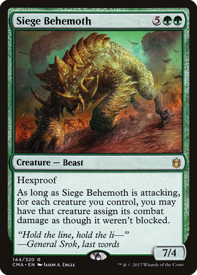 Siege Behemoth [Commander Anthology] | Impulse Games and Hobbies