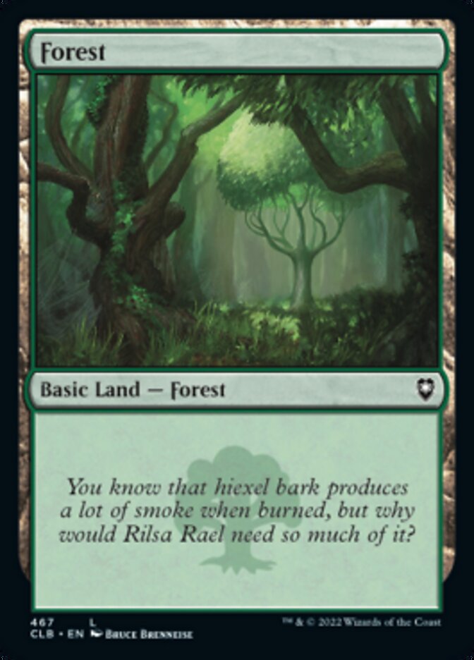 Forest (467) [Commander Legends: Battle for Baldur's Gate] | Impulse Games and Hobbies