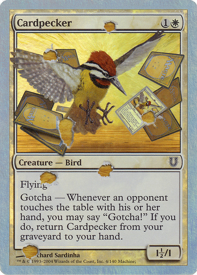 Cardpecker (Alternate Foil) [Unhinged] | Impulse Games and Hobbies