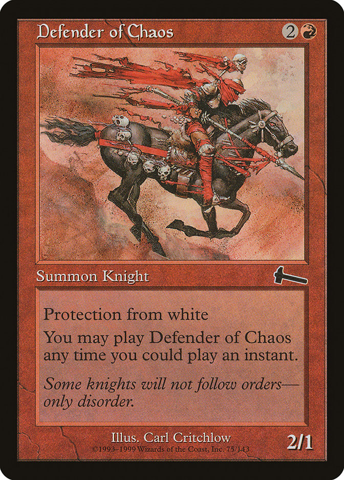 Defender of Chaos [Urza's Legacy] | Impulse Games and Hobbies