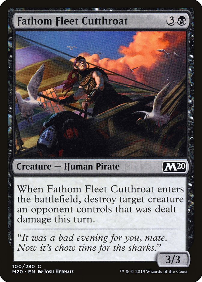 Fathom Fleet Cutthroat [Core Set 2020] | Impulse Games and Hobbies