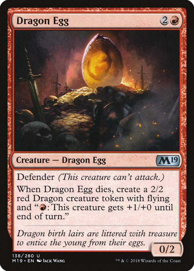 Dragon Egg [Core Set 2019] | Impulse Games and Hobbies