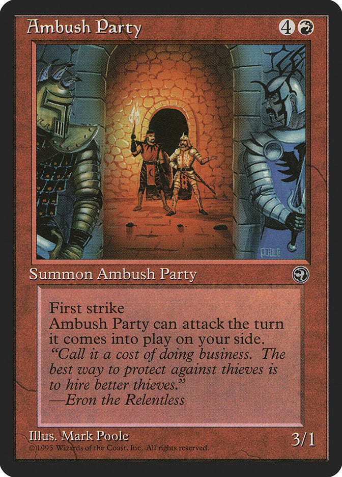 Ambush Party (Eron Flavor Text) [Homelands] | Impulse Games and Hobbies