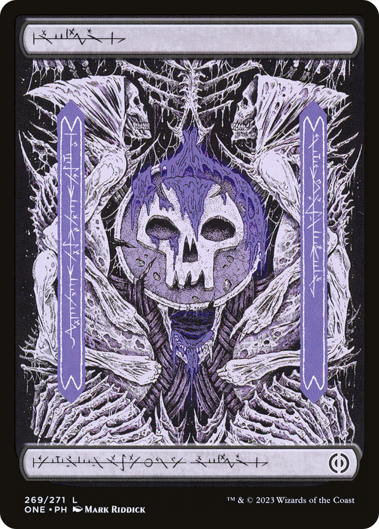 Swamp (269) (Phyrexian) [Phyrexia: All Will Be One] | Impulse Games and Hobbies