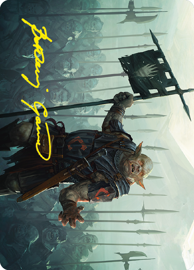 Ugluk of the White Hand Art Card (Gold-Stamped Signature) [The Lord of the Rings: Tales of Middle-earth Art Series] | Impulse Games and Hobbies