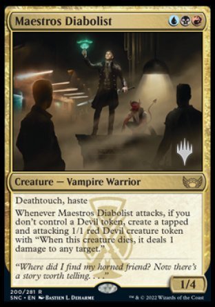 Maestros Diabolist (Promo Pack) [Streets of New Capenna Promos] | Impulse Games and Hobbies