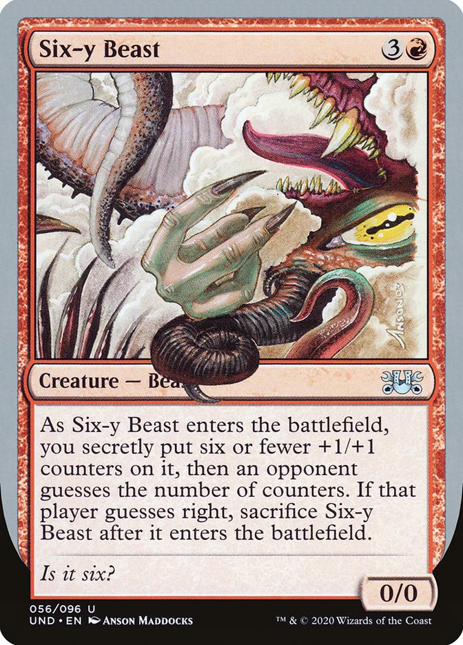Six-y Beast [Unsanctioned] | Impulse Games and Hobbies