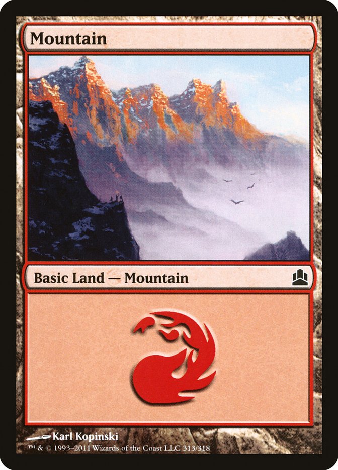 Mountain (313) [Commander 2011] | Impulse Games and Hobbies