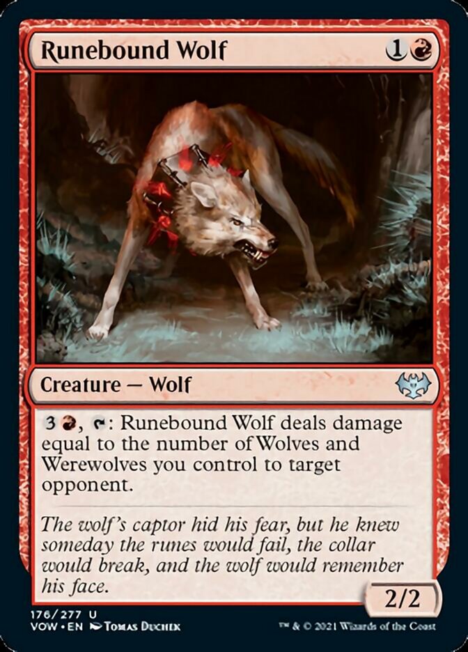 Runebound Wolf [Innistrad: Crimson Vow] | Impulse Games and Hobbies