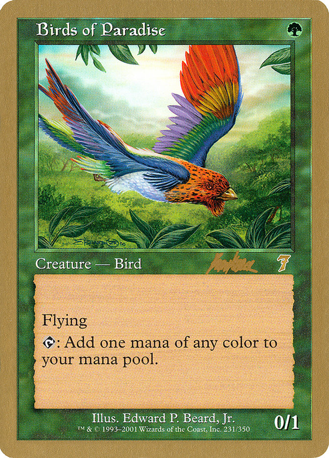 Birds of Paradise (Brian Kibler) [World Championship Decks 2002] | Impulse Games and Hobbies