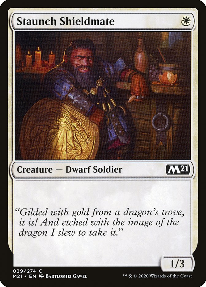 Staunch Shieldmate [Core Set 2021] | Impulse Games and Hobbies