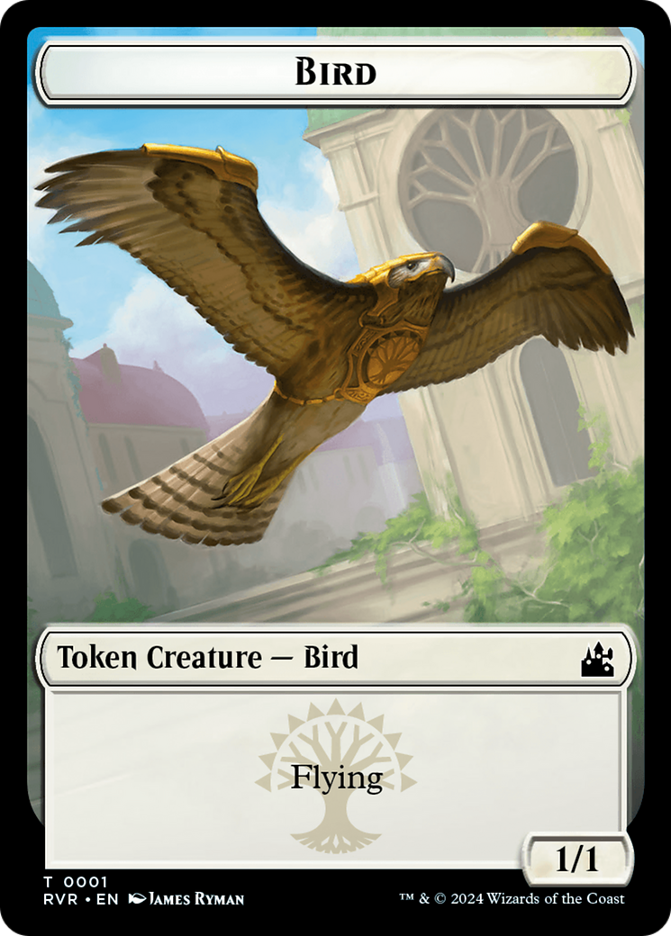 Bird // Beast Double-Sided Token [Ravnica Remastered Tokens] | Impulse Games and Hobbies