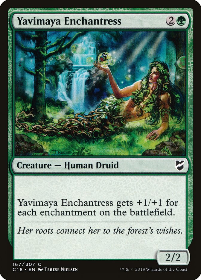 Yavimaya Enchantress [Commander 2018] | Impulse Games and Hobbies