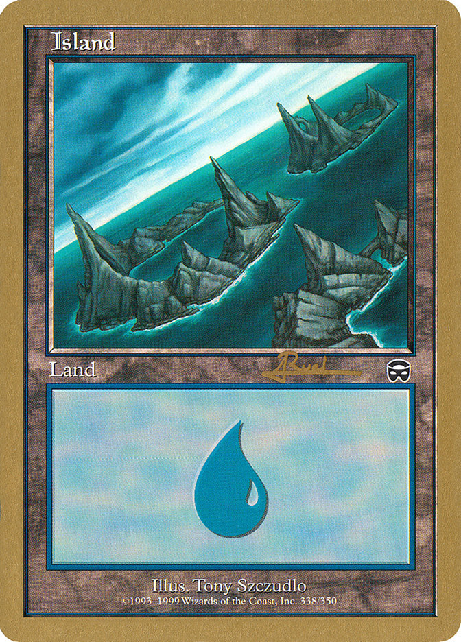 Island (ar338) (Antoine Ruel) [World Championship Decks 2001] | Impulse Games and Hobbies