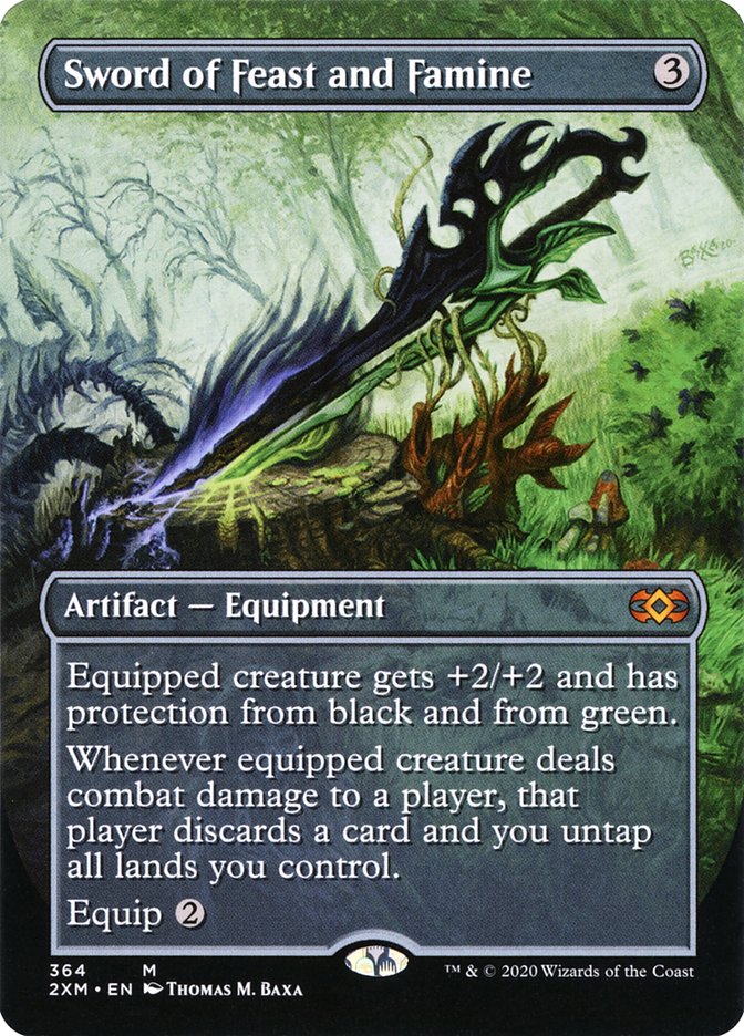 Sword of Feast and Famine (Toppers) [Double Masters] | Impulse Games and Hobbies