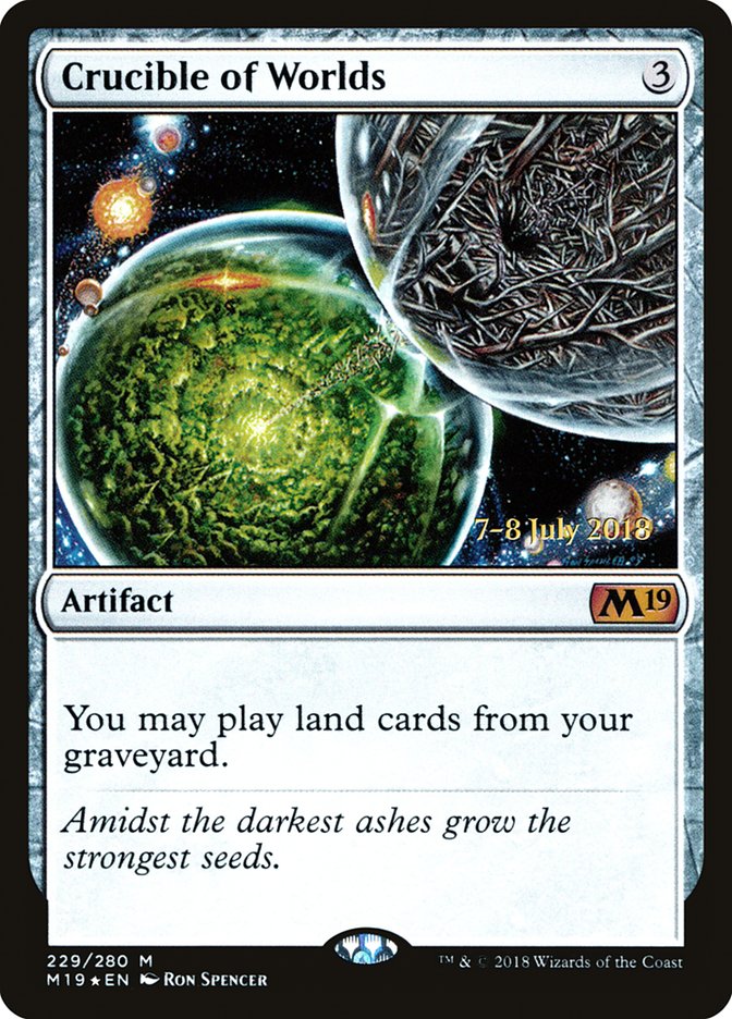 Crucible of Worlds [Core Set 2019 Prerelease Promos] | Impulse Games and Hobbies