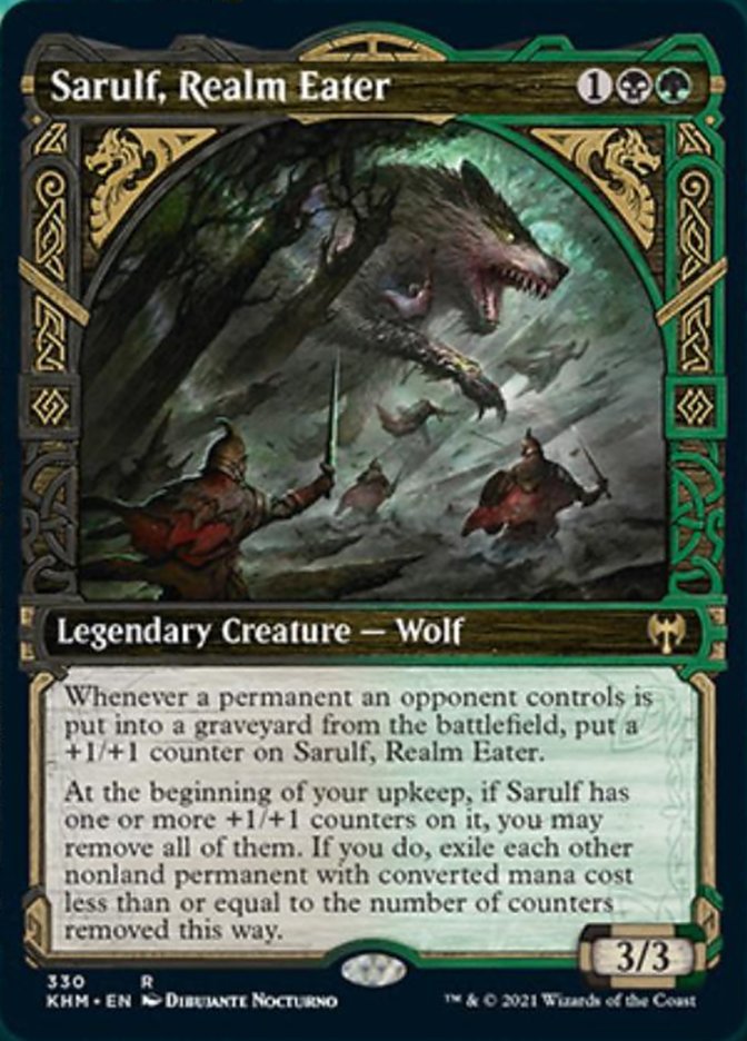 Sarulf, Realm Eater (Showcase) [Kaldheim] | Impulse Games and Hobbies