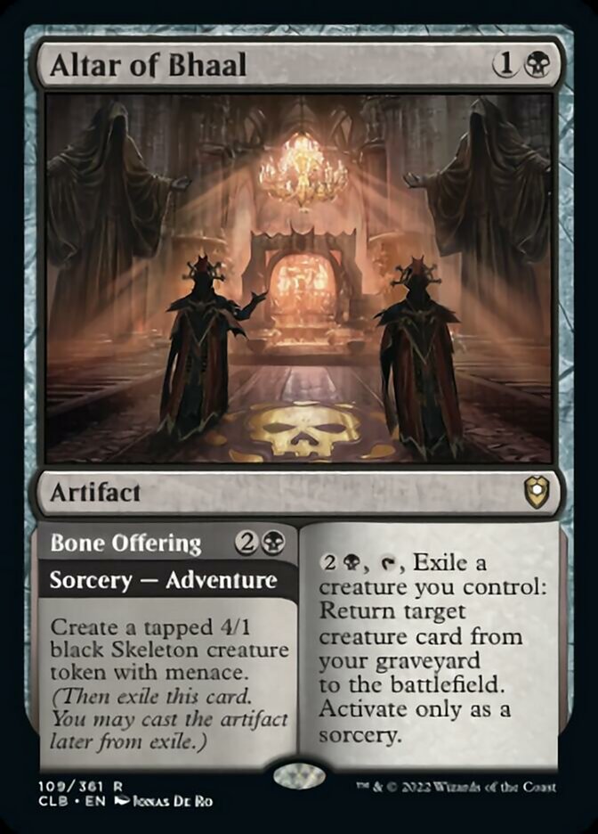 Altar of Bhaal // Bone Offering [Commander Legends: Battle for Baldur's Gate] | Impulse Games and Hobbies