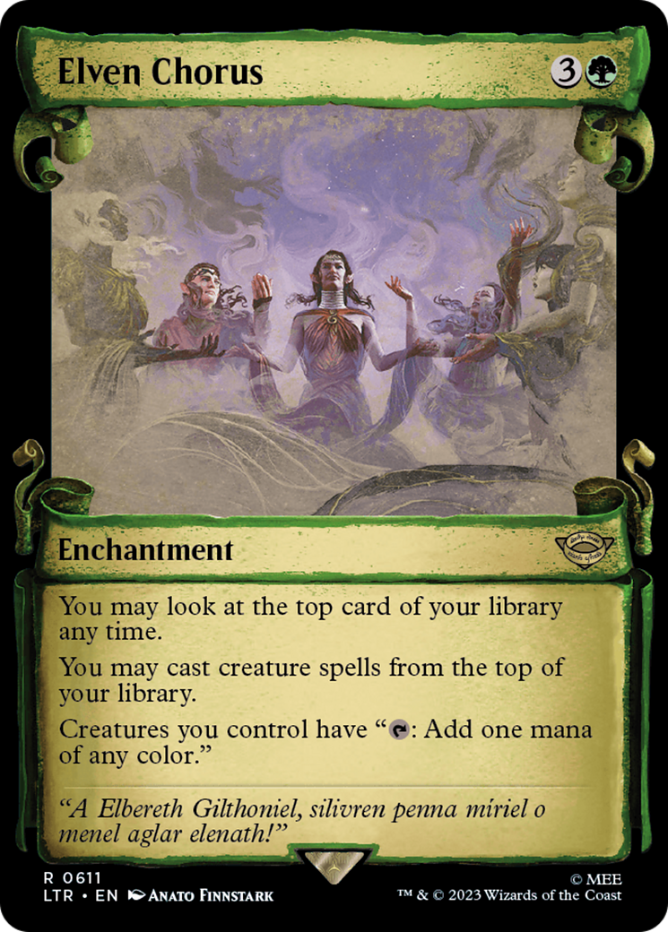 Elven Chorus [The Lord of the Rings: Tales of Middle-Earth Showcase Scrolls] | Impulse Games and Hobbies
